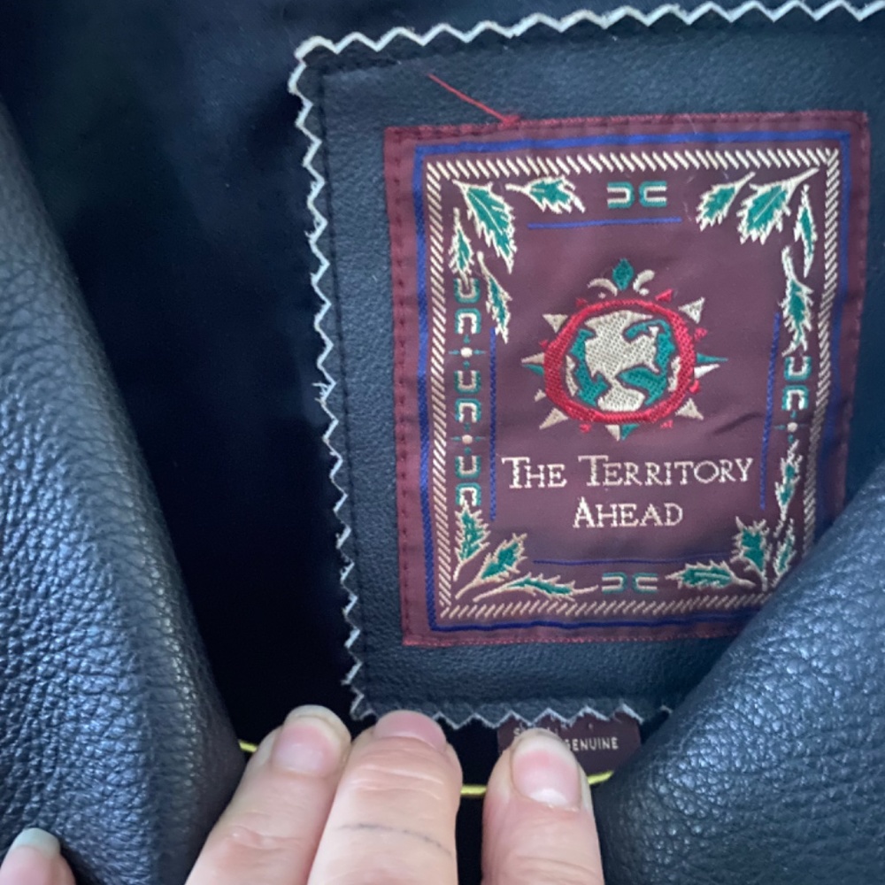 The Territory Ahead Leather Coat - Gem